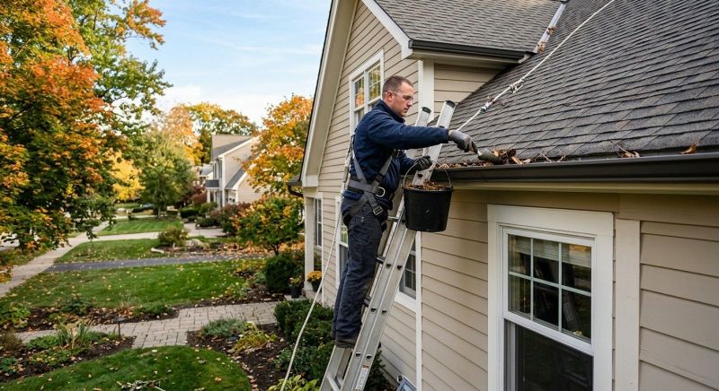 Clogged Gutter Clearing in Frederick, MD